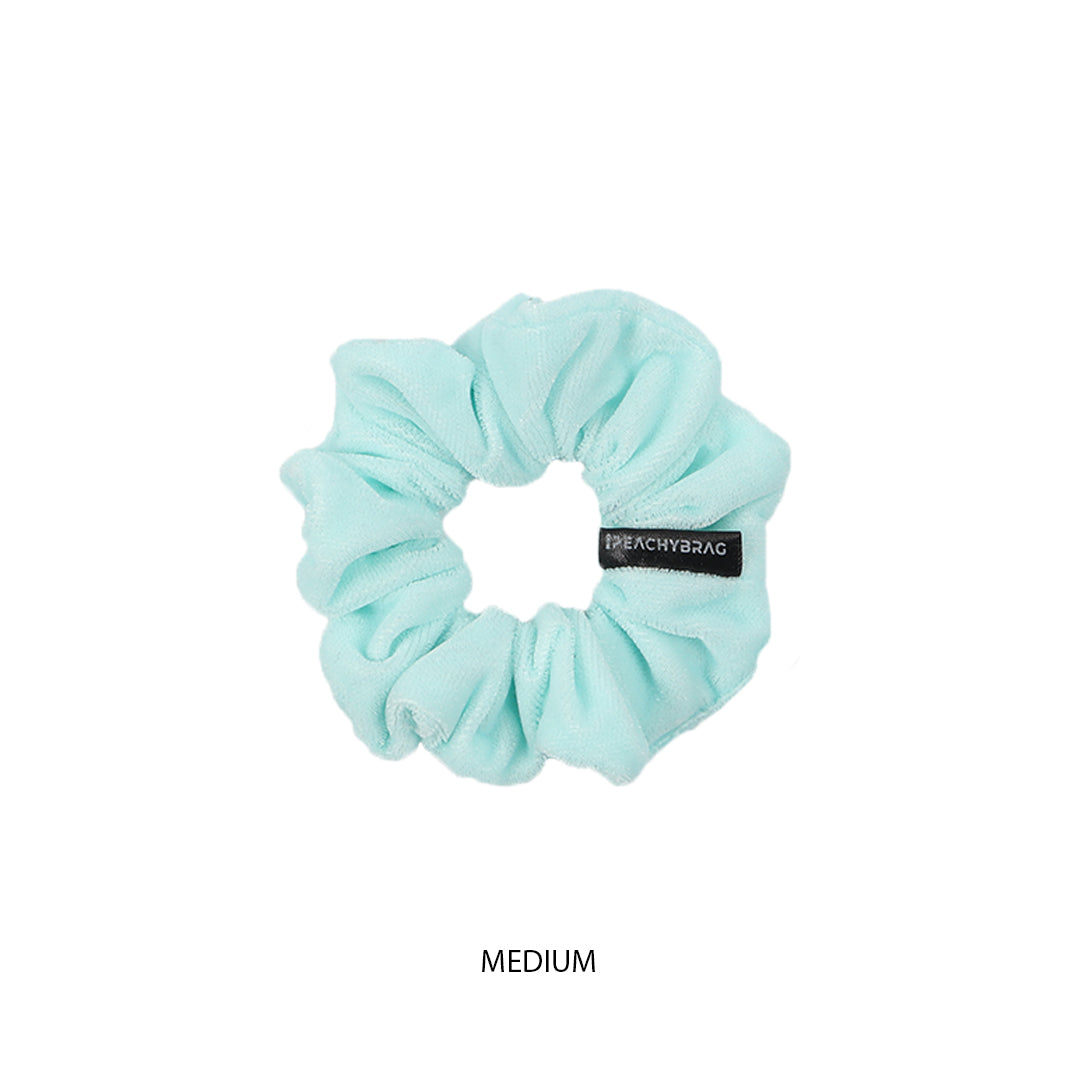 Baby Blue - Velvet Scrunchies (Plain)