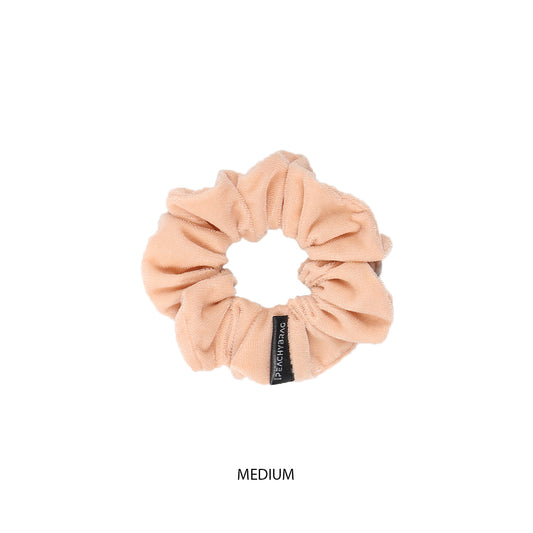 Cream - Velvet Scrunchies (Plain)