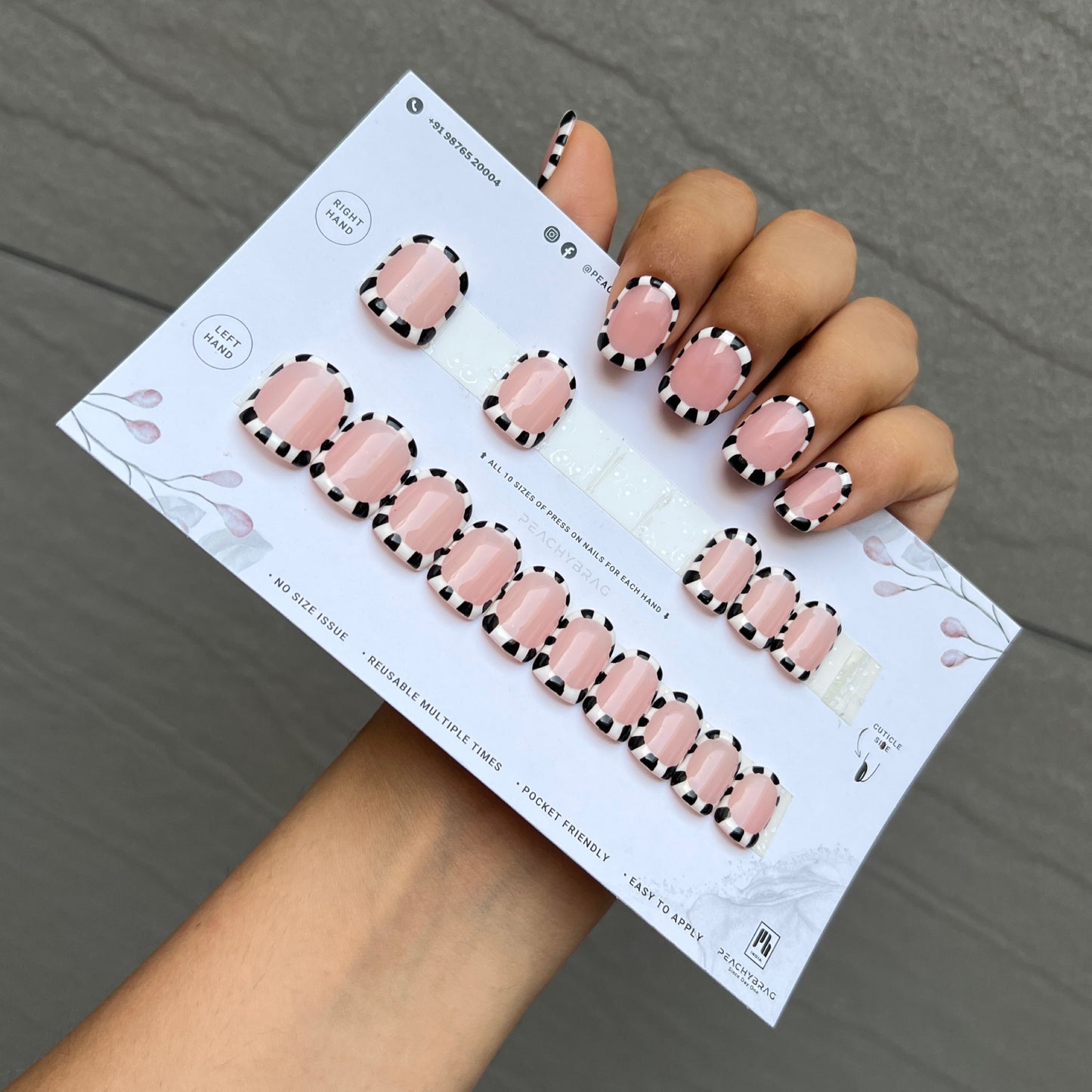 Dalmatian - All Designer Press On Nails (Hand)