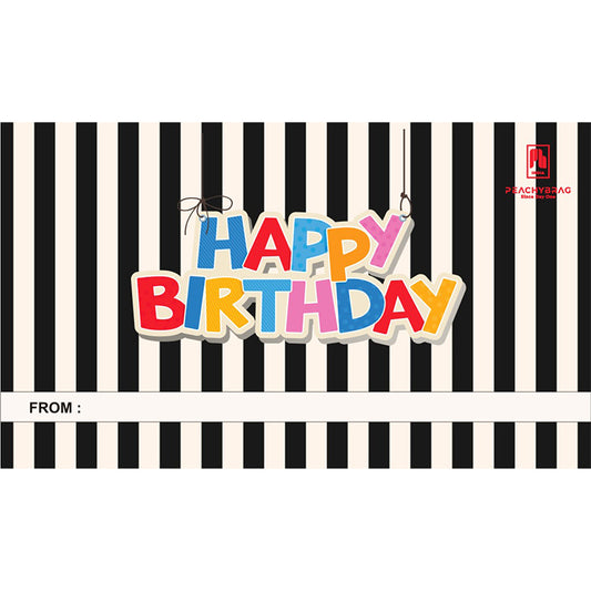 Happy Birthday - Gift Tags