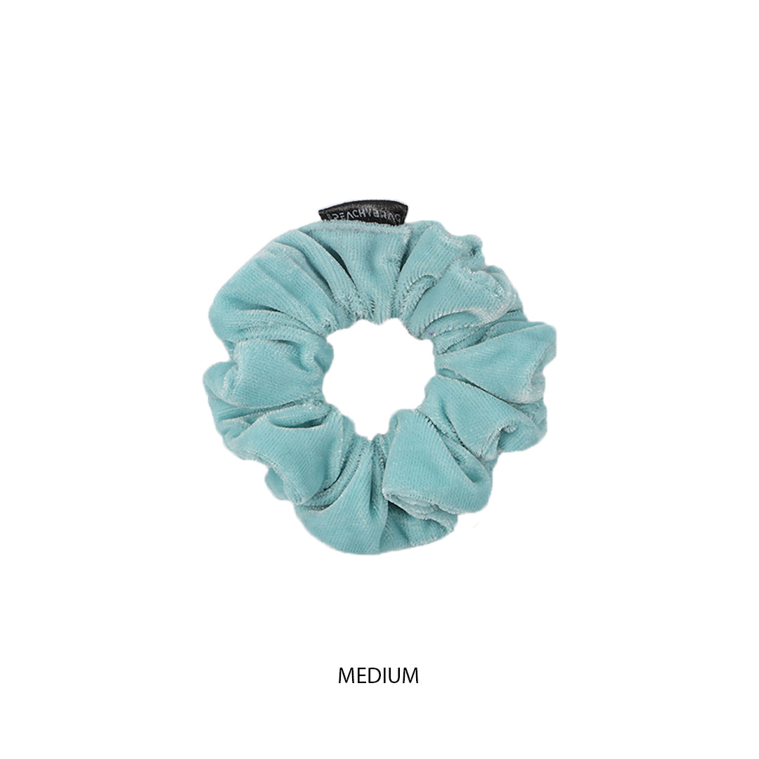 Pastel Blue - Velvet Scrunchies (Plain)