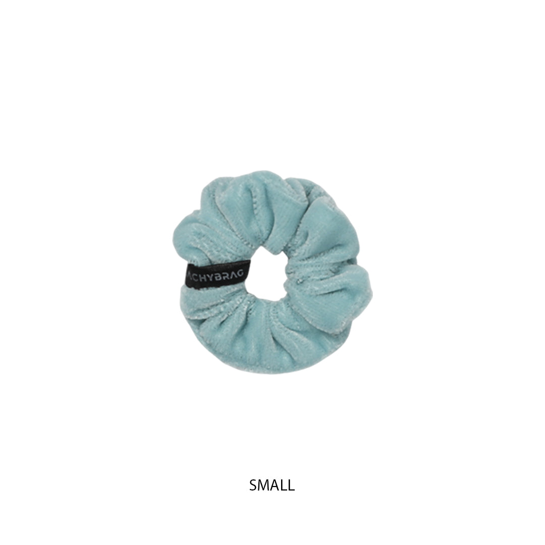 Pastel Blue - Velvet Scrunchies (Plain)