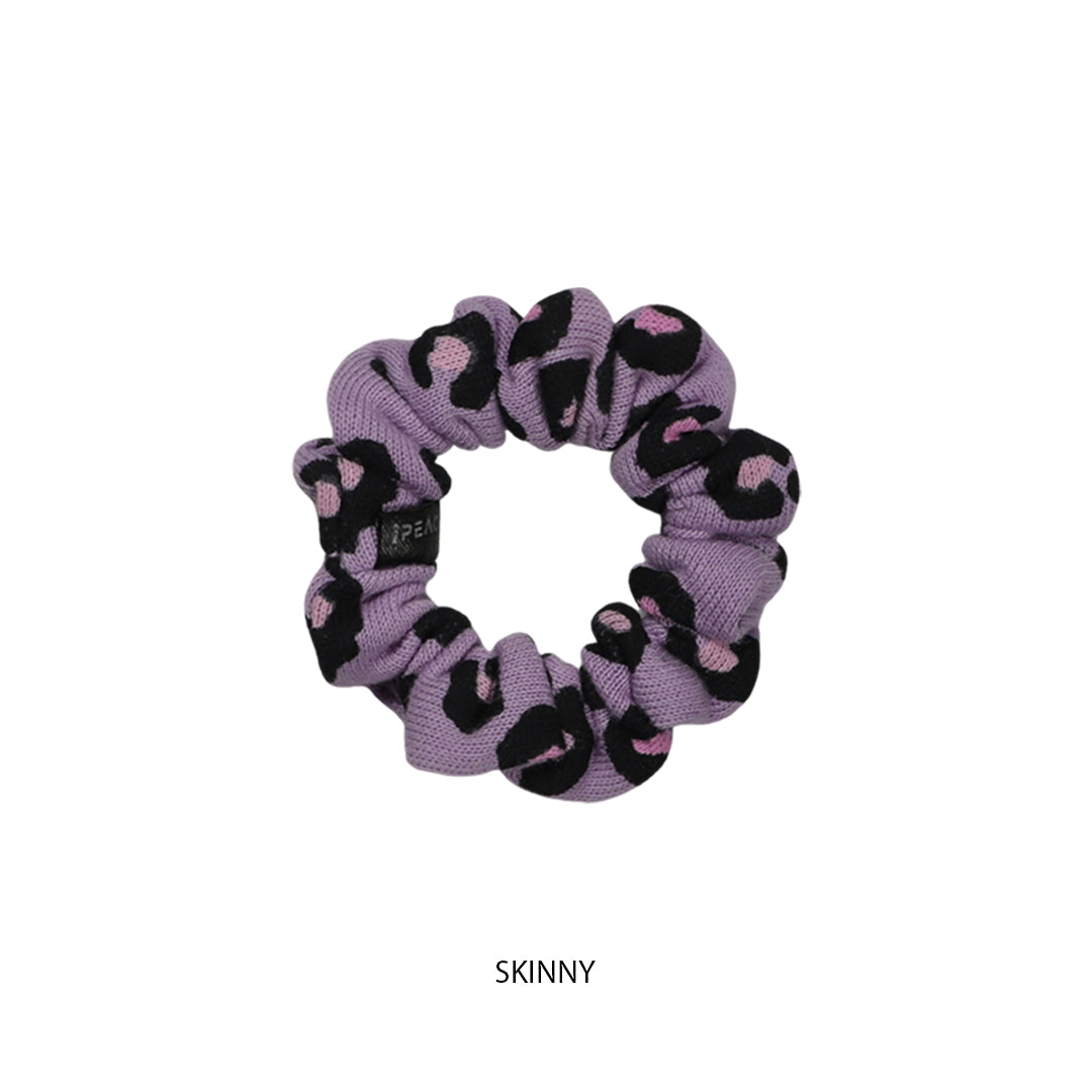 Purple Leopard - WCotton Scrunchies (Printed)