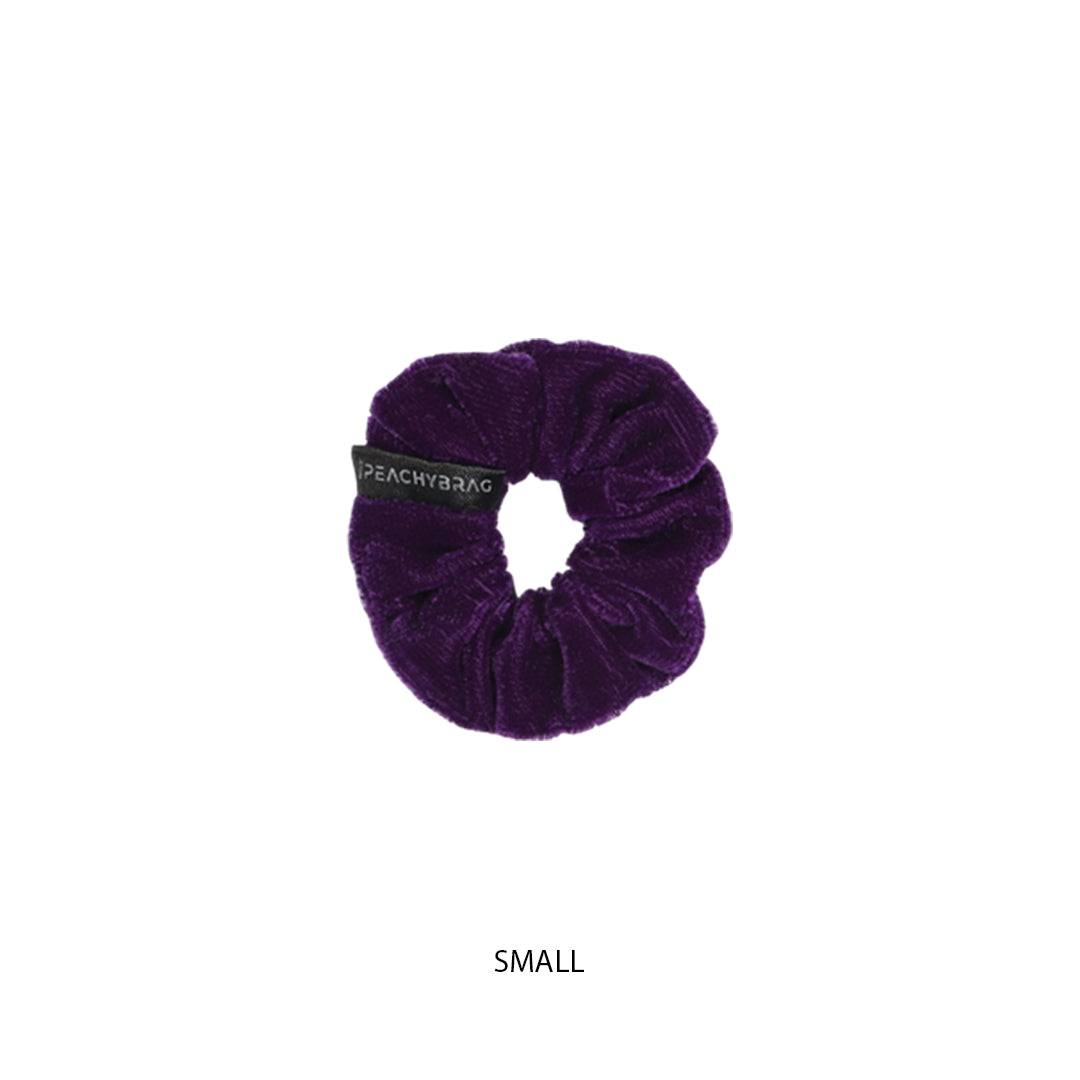 Royal Purple - Velvet Scrunchies (Plain)