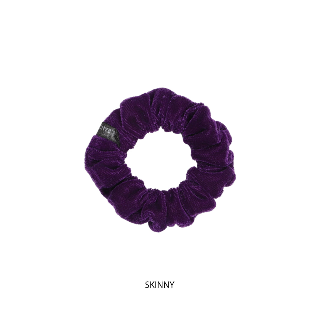 Royal Purple - Velvet Scrunchies (Plain)