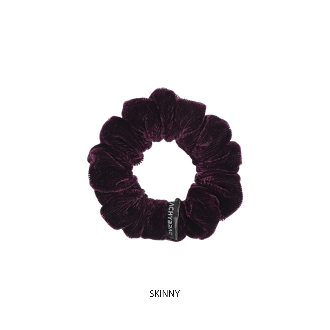 Wine - Velvet Scrunchies (Plain)